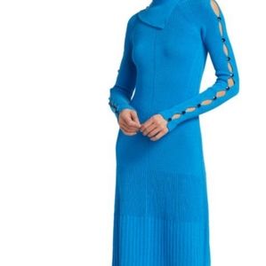 PROENZA SCHOULER Rib Knit Midi Dress size XL
